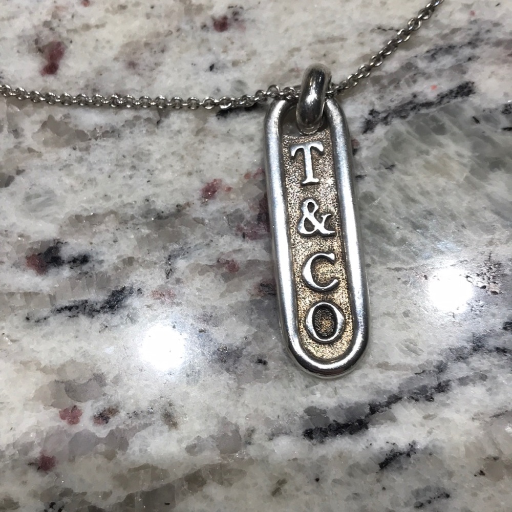 Tiffany zipper pull necklace